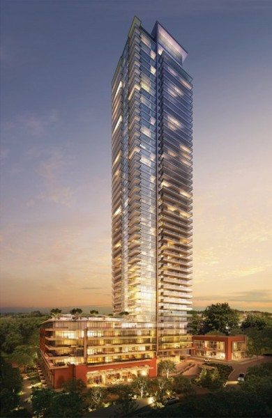 Encore Condos Building View Toronto, Canada