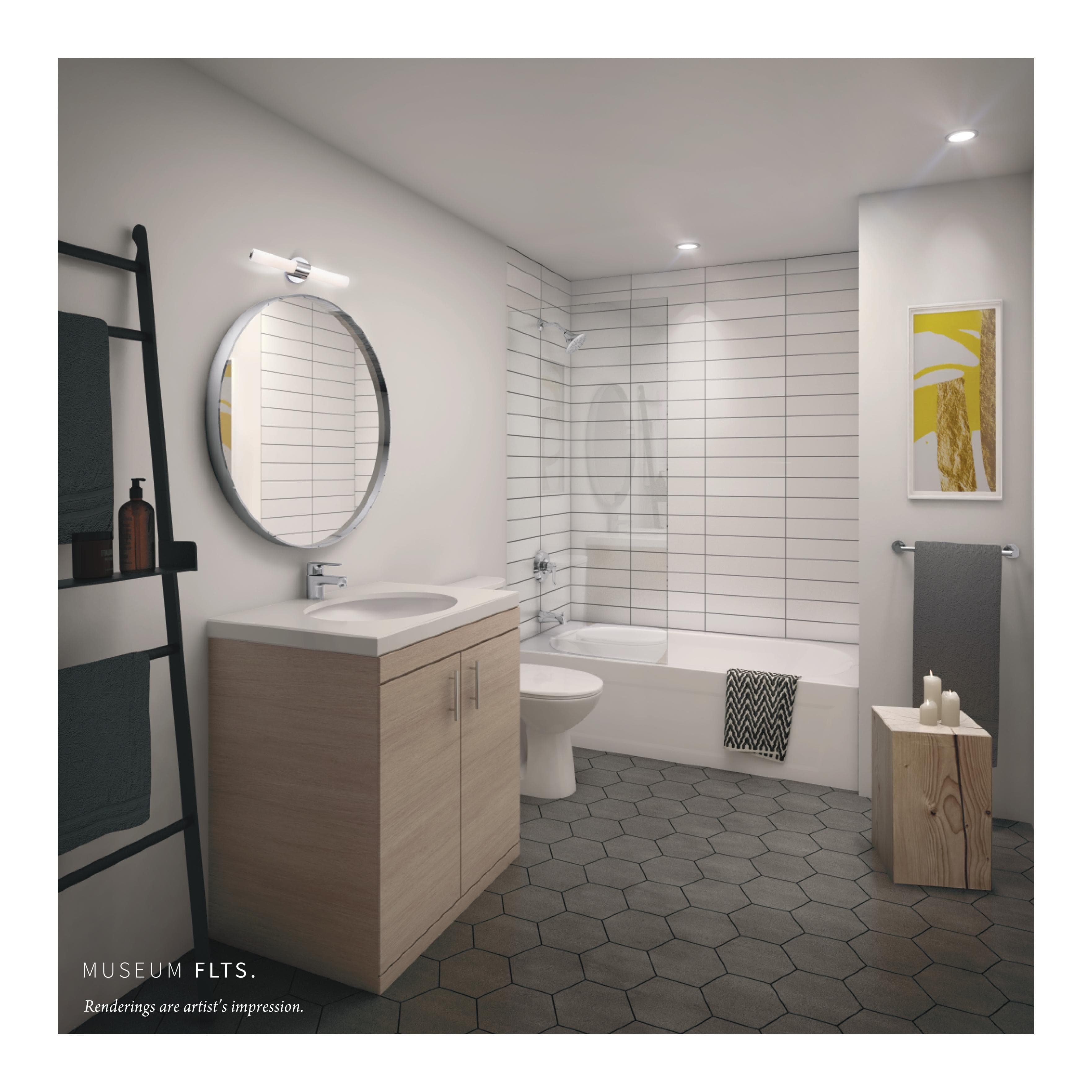 Museum FLTS Condos Bathroom Toronto, Canada