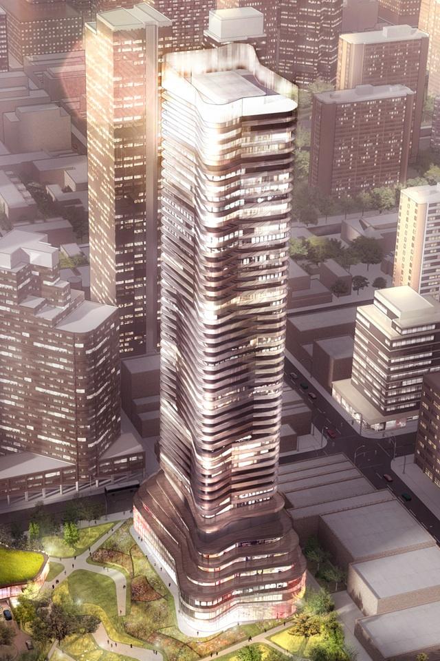 Wellesley On The Park Condos Building View Toronto, Canada