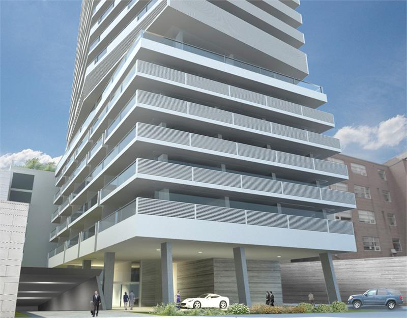 2221 Yonge Condos Entrance Toronto, Canada