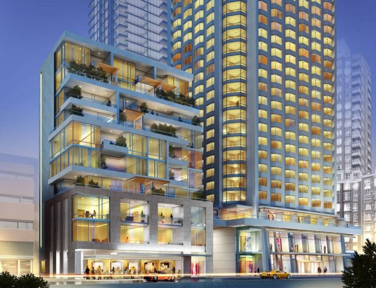 Yorkville Plaza Condos Balcony View Toronto, Canada