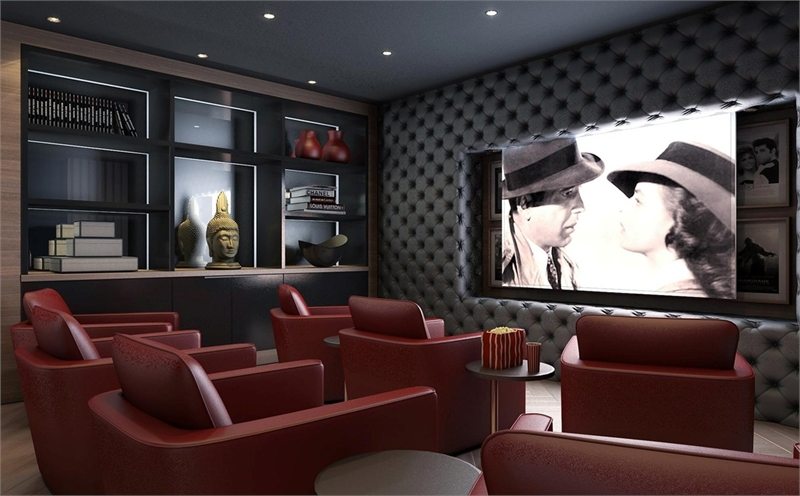 The Dragon Condos Theater Room Toronto, Canada
