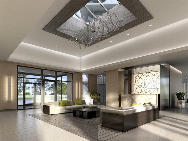 Downtown Erin Mills Condos Lobby Toronto, Canada