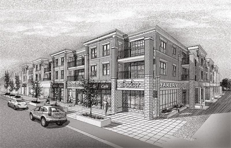 Villagio Condos Illustration Toronto, Canada
