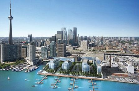 Pier 27 Condos Aerial View Toronto, Canada