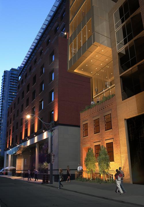 24 Mercer Condos Front View Toronto, Canada
