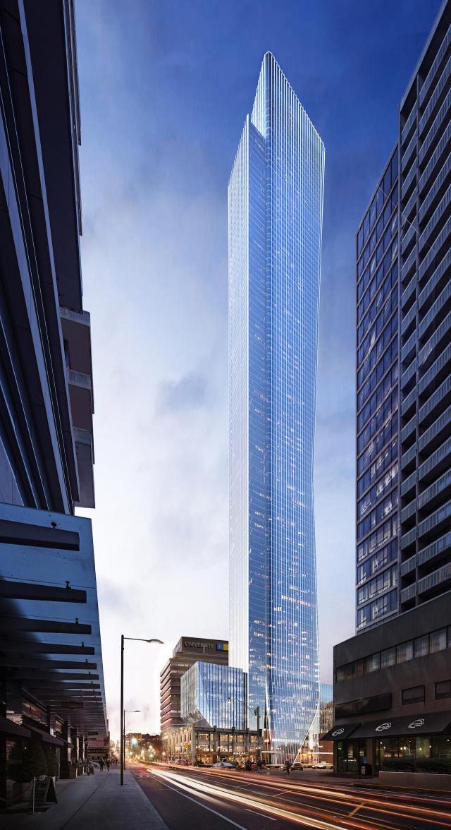 YSL Residences Condos Tower View Toronto, Canada