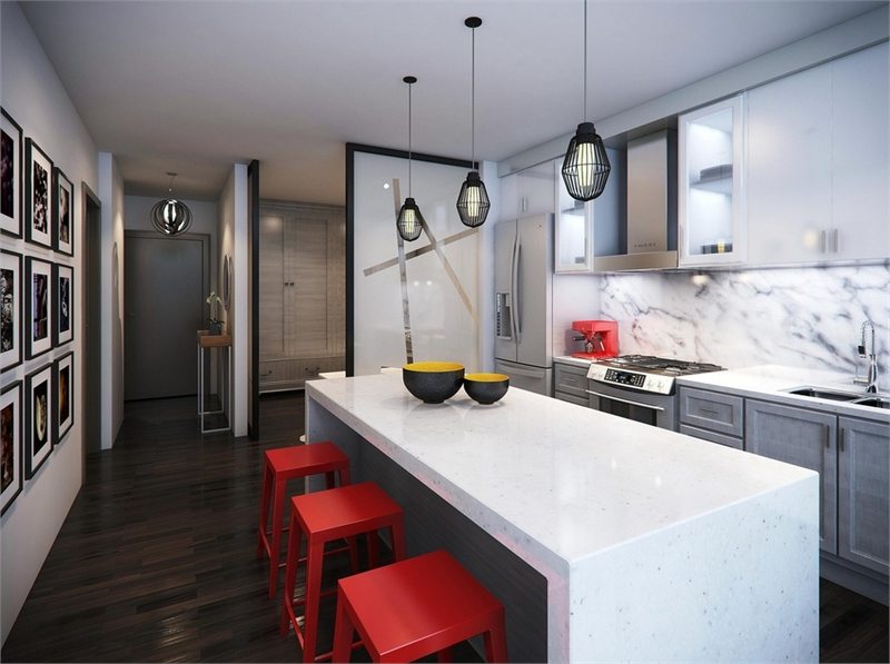 The Dragon Condos Kitchen Toronto, Canada