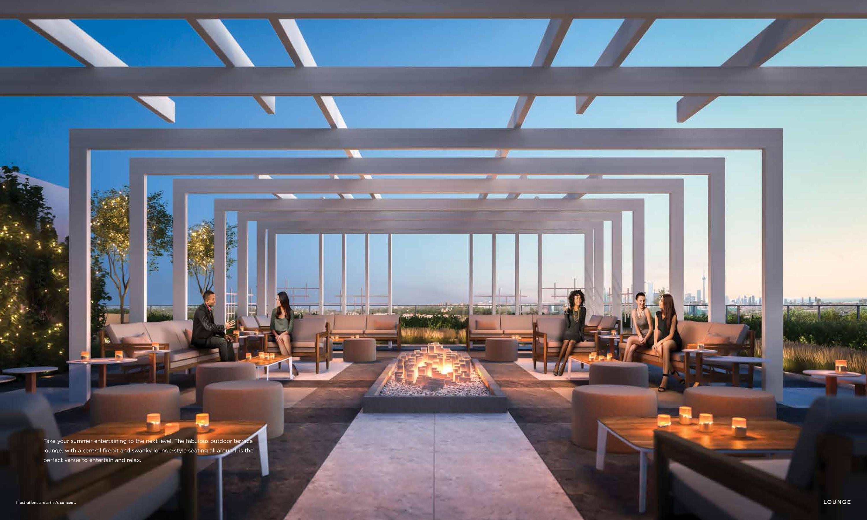 Rodeo Drive Condos Terrace Lounge Toronto, Canada