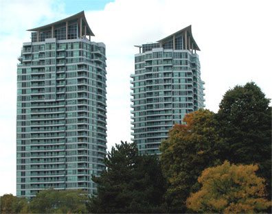 The City One Condos Building View Toronto, Canada