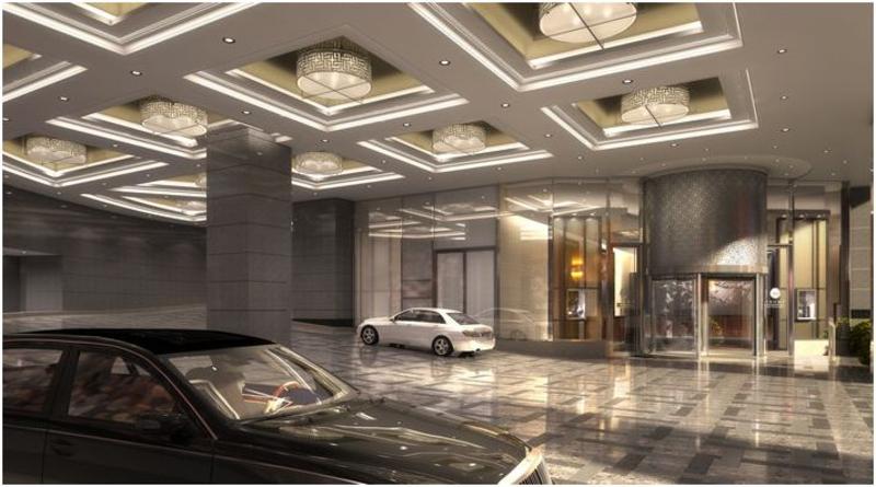 Trump Tower Condos Entrance Toronto, Canada