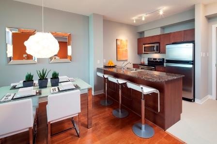 Elle Condos Dinning Area Toronto, Canada