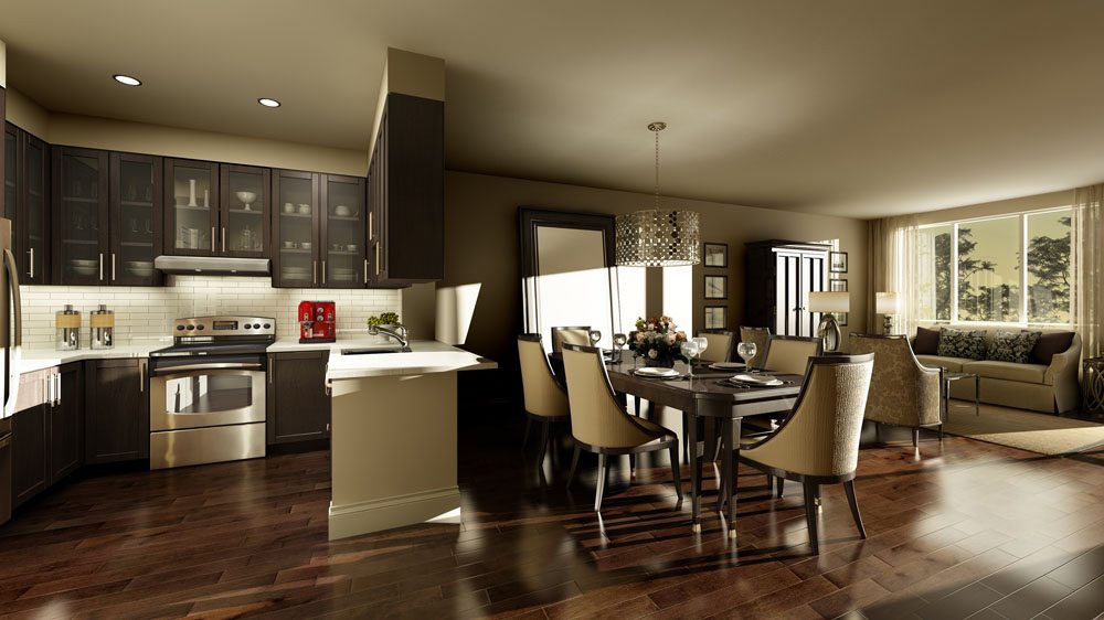 Parc Nuvo Condos Dinning Area Toronto, Canada