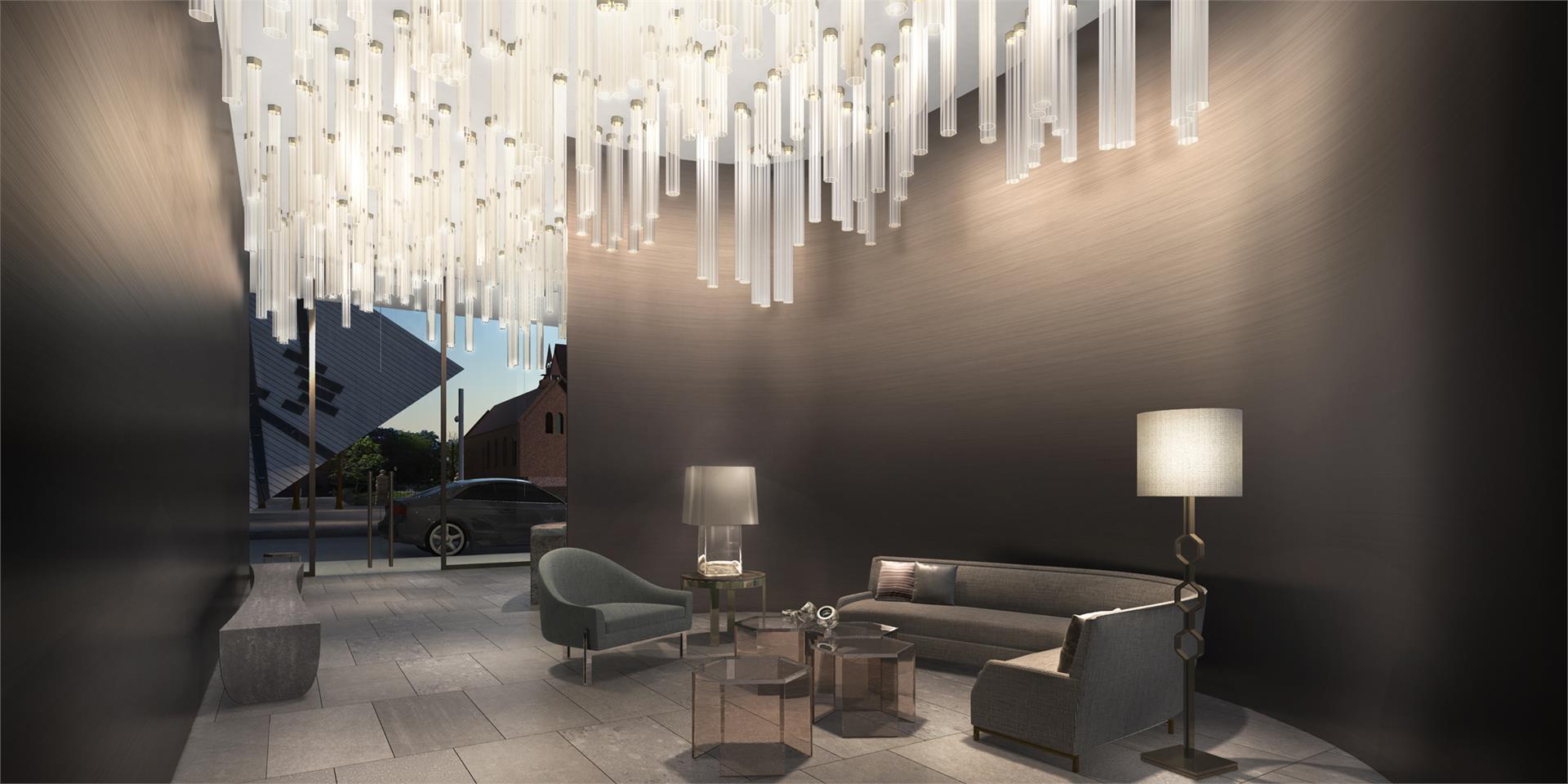 Exhibit Condos Lobby Toronto, Canada