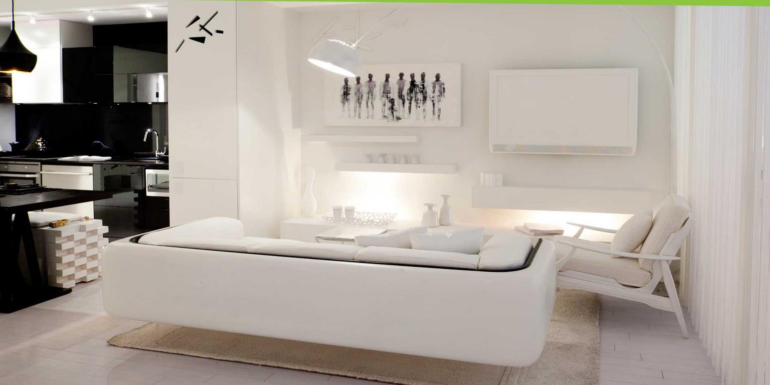 Tableau Condos Living Room Toronto, Canada