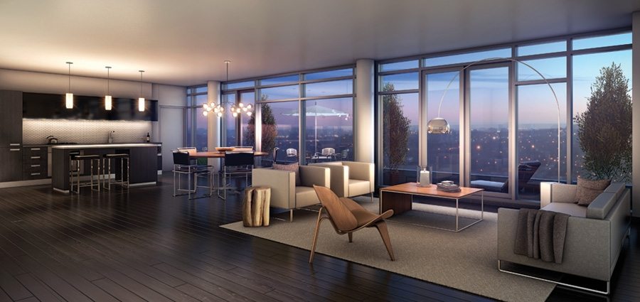 Abacus Lofts Condos Wine Lounge Toronto, Canada