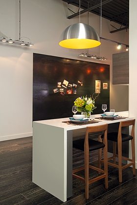 Abacus Lofts Condos Dinning Area Toronto, Canada