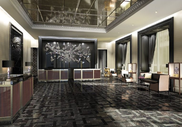 Trump Tower Condos Lobby Toronto, Canada