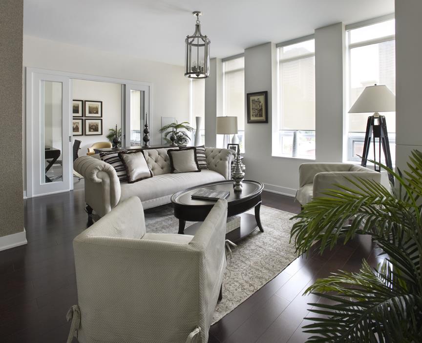 James Cooper Mansion Condos Living Room Toronto, Canada