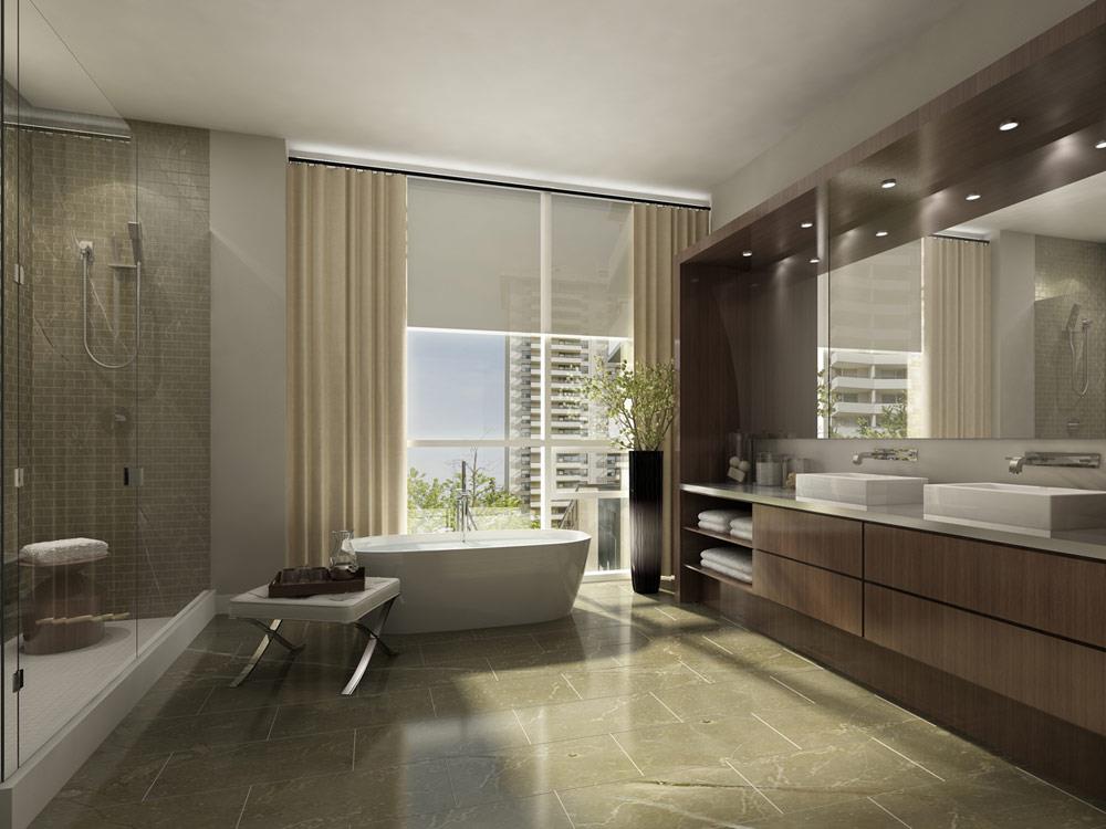 101 Erskine Condos Bathroom View Toronto, Canada