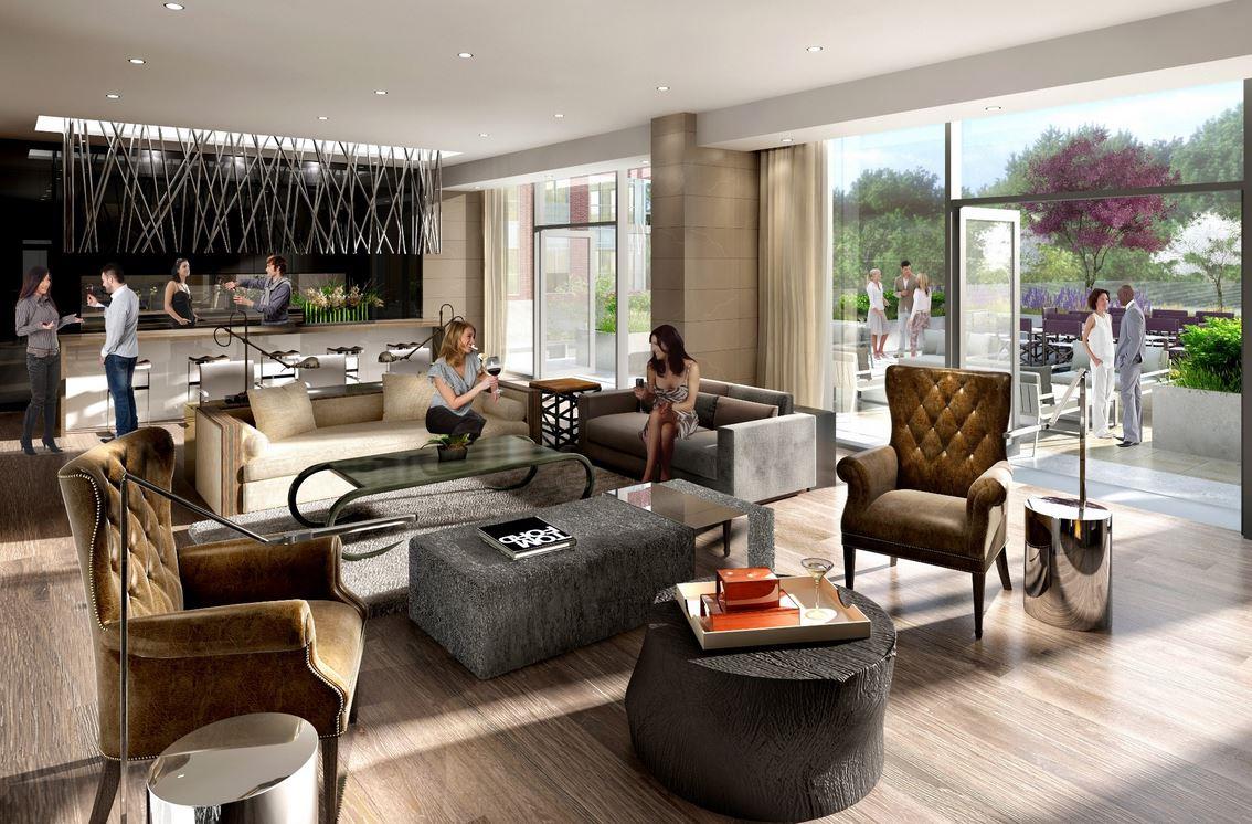HighPark Residences Condos Party Room Toronto, Canada