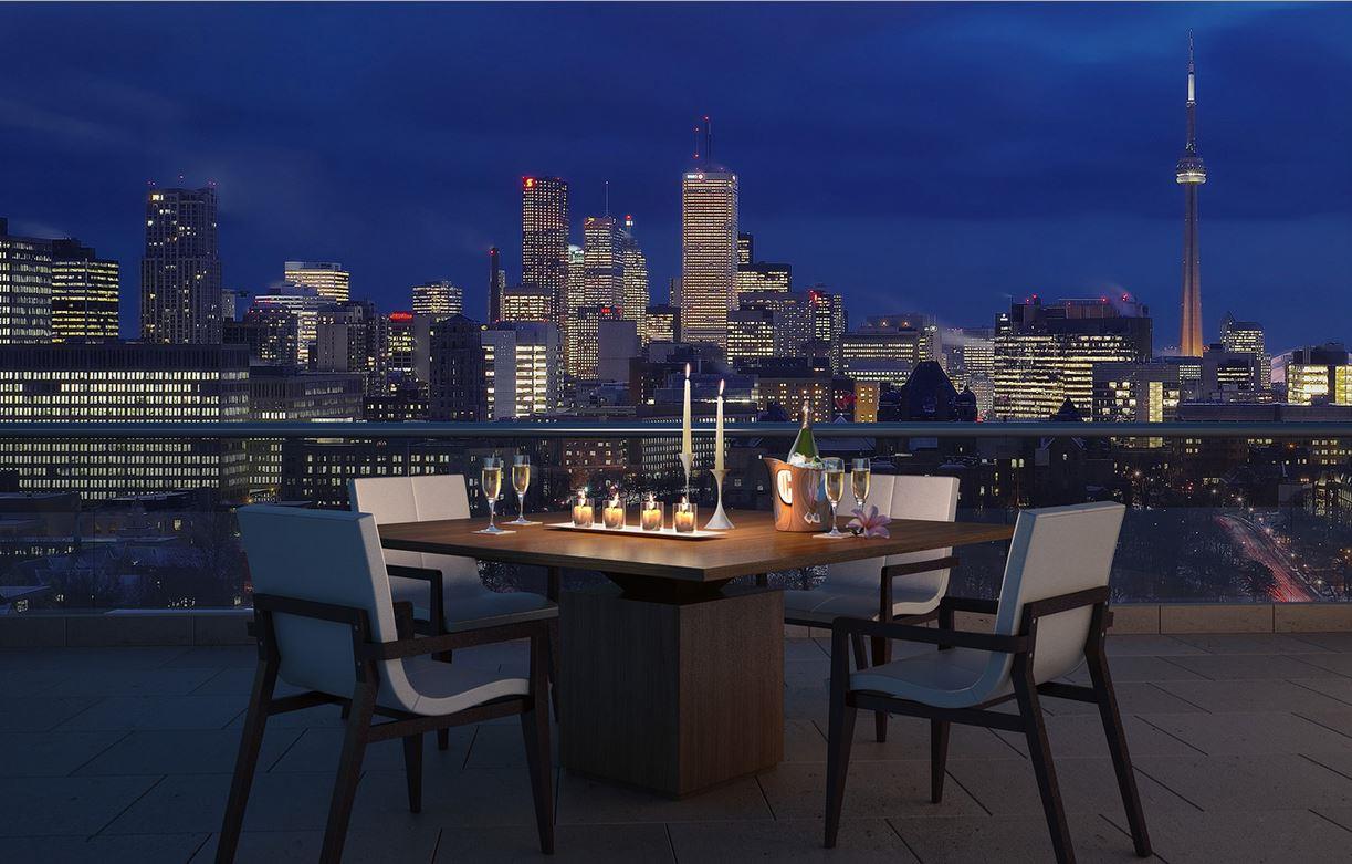 MuseumHouse Condos Terrace Dinner Toronto, Canada