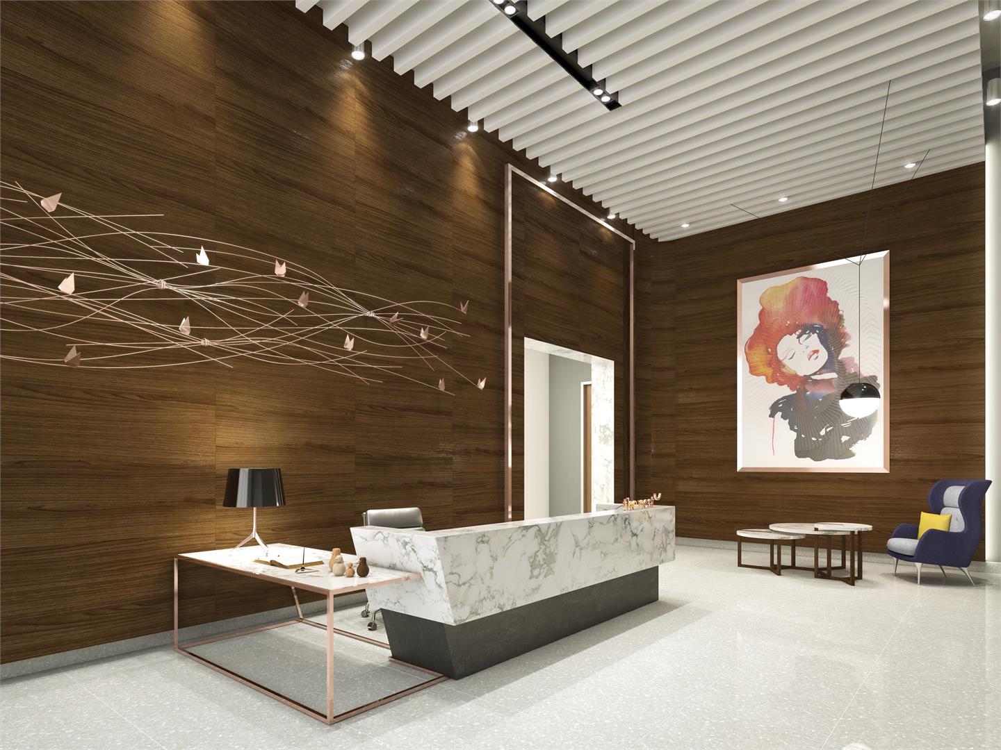 The Nest Condos Lobby Toronto, Canada