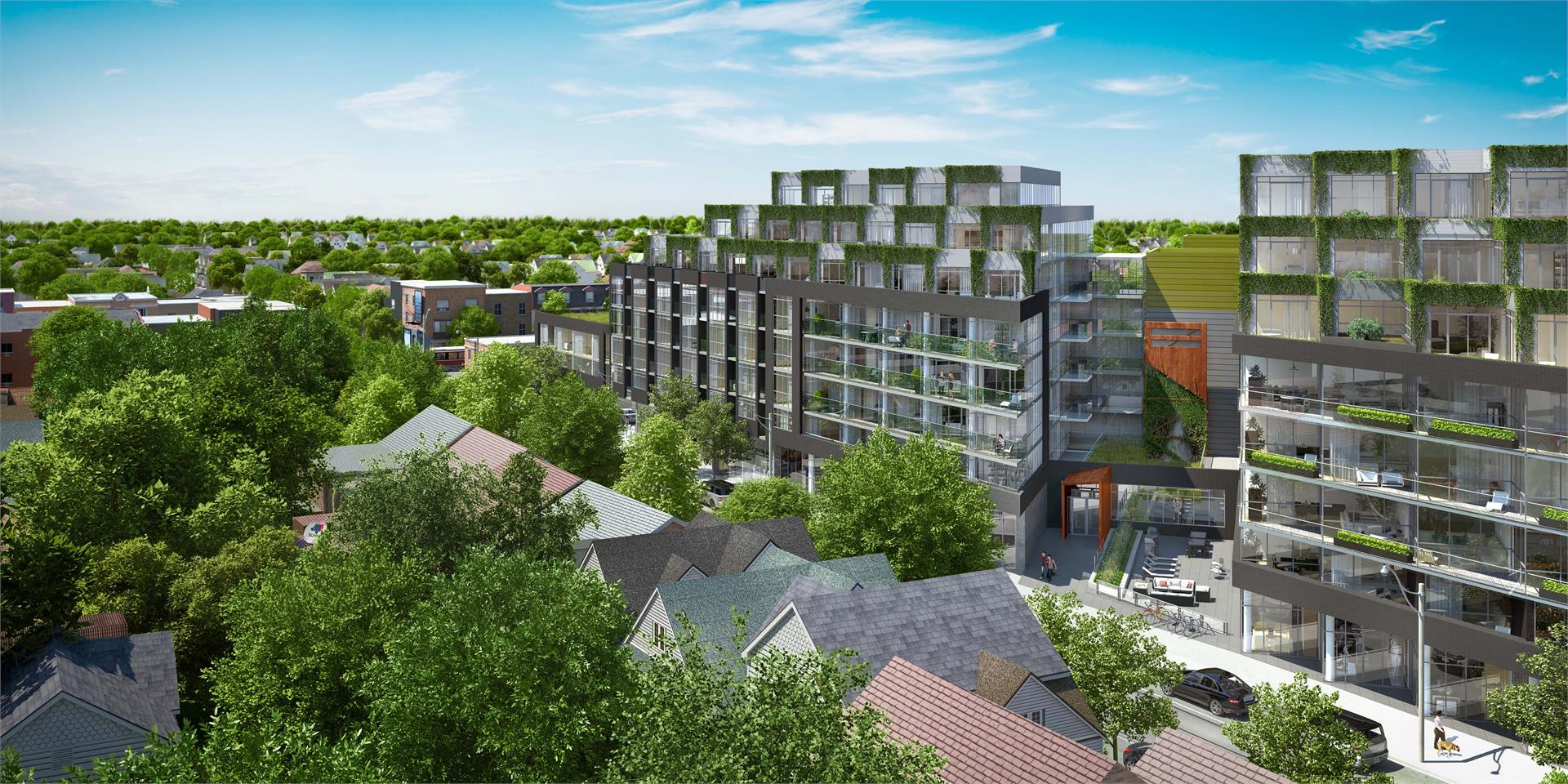 Howard Park 2 Condos Outside View Toronto, Canada
