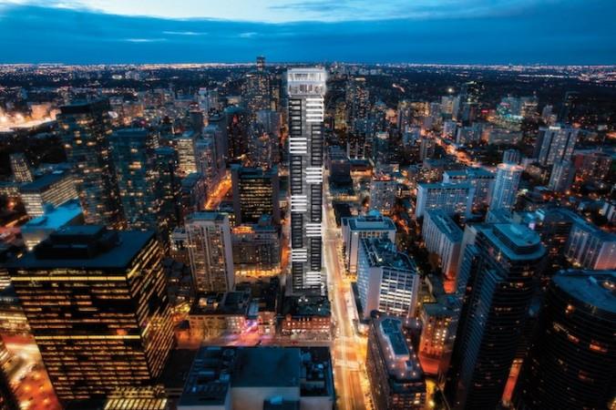 YC Condos Aerial View Toronto, Canada