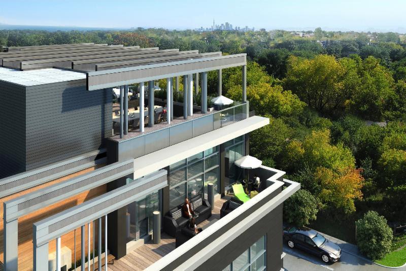 Lofts on Queen Condos Terrace View Toronto, Canada