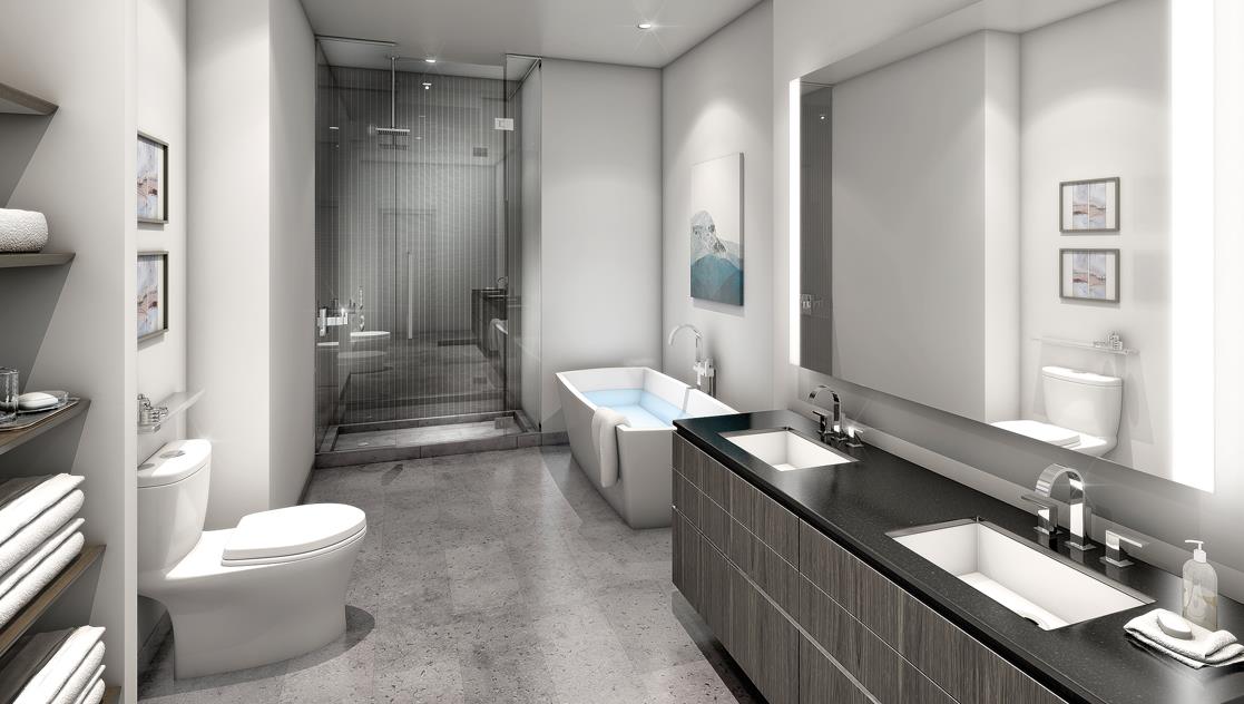 YC Condos Bathroom Toronto, Canada