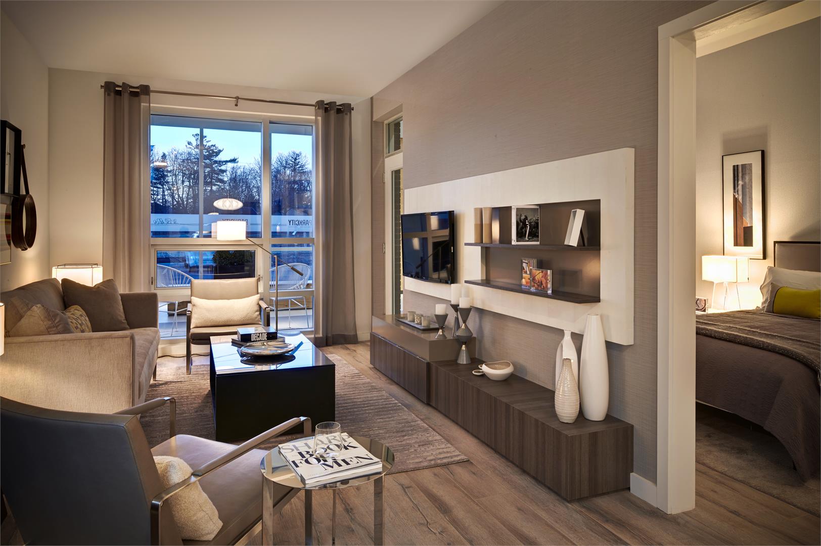 ParkCity Condos Living Area Toronto, Canada