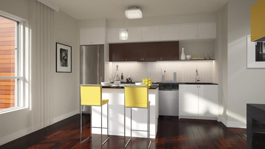 Ville Condos Kitchen Toronto, Canada