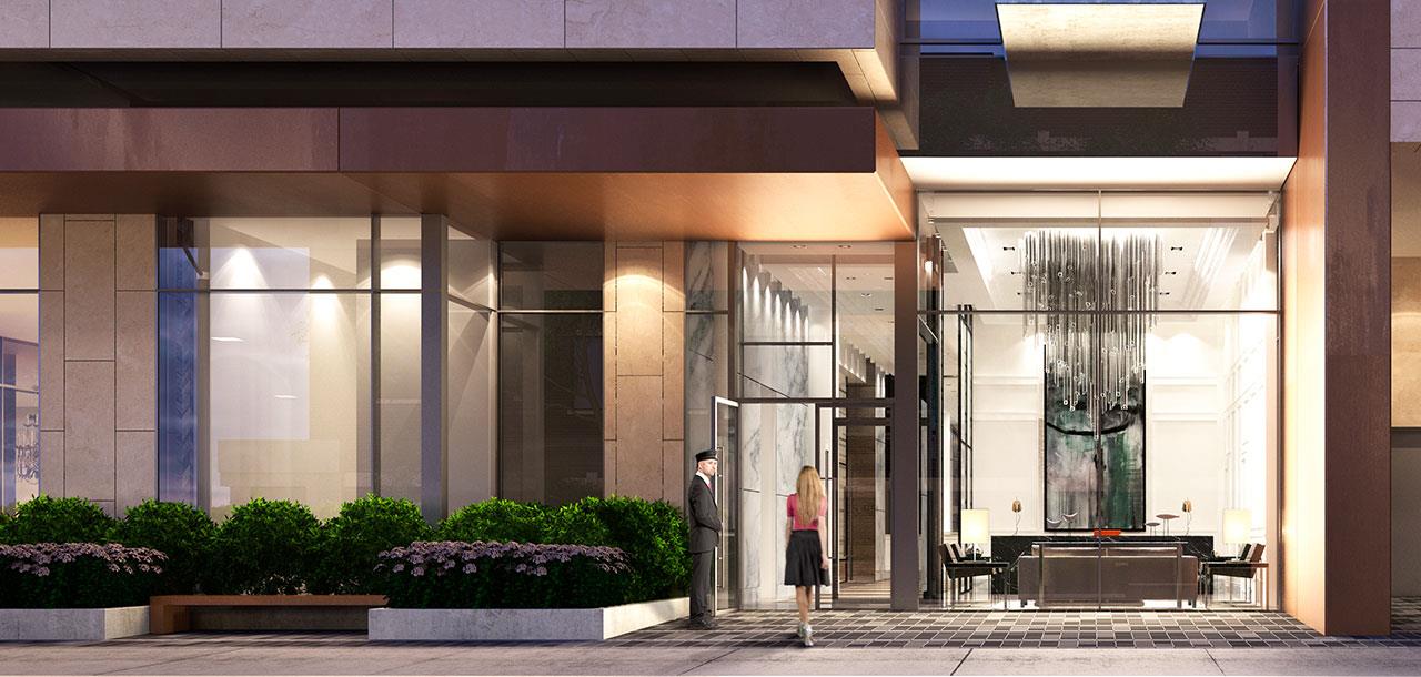 The Jack Condos Entrance Toronto, Canada