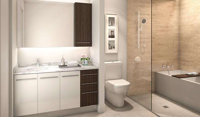 The Davies Condos Bathroom Toronto, Canada