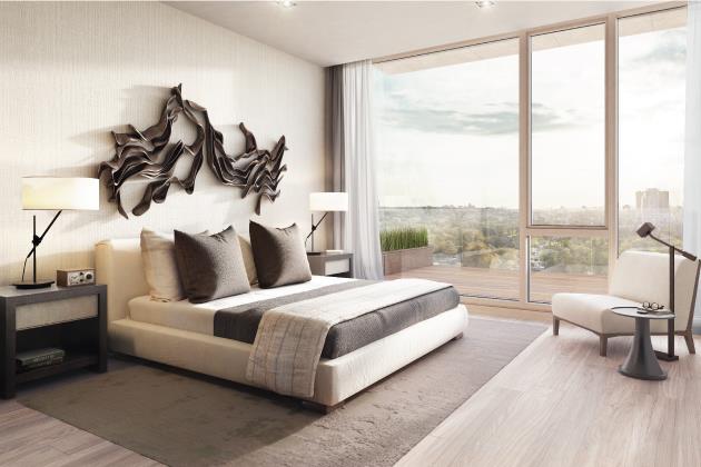 Hill and Dale Condos Bedroom Toronto, Canada