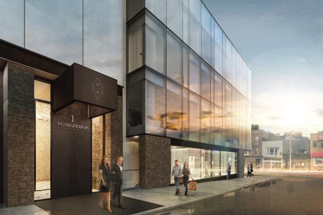 Hill and Dale Condos Entrance Toronto, Canada
