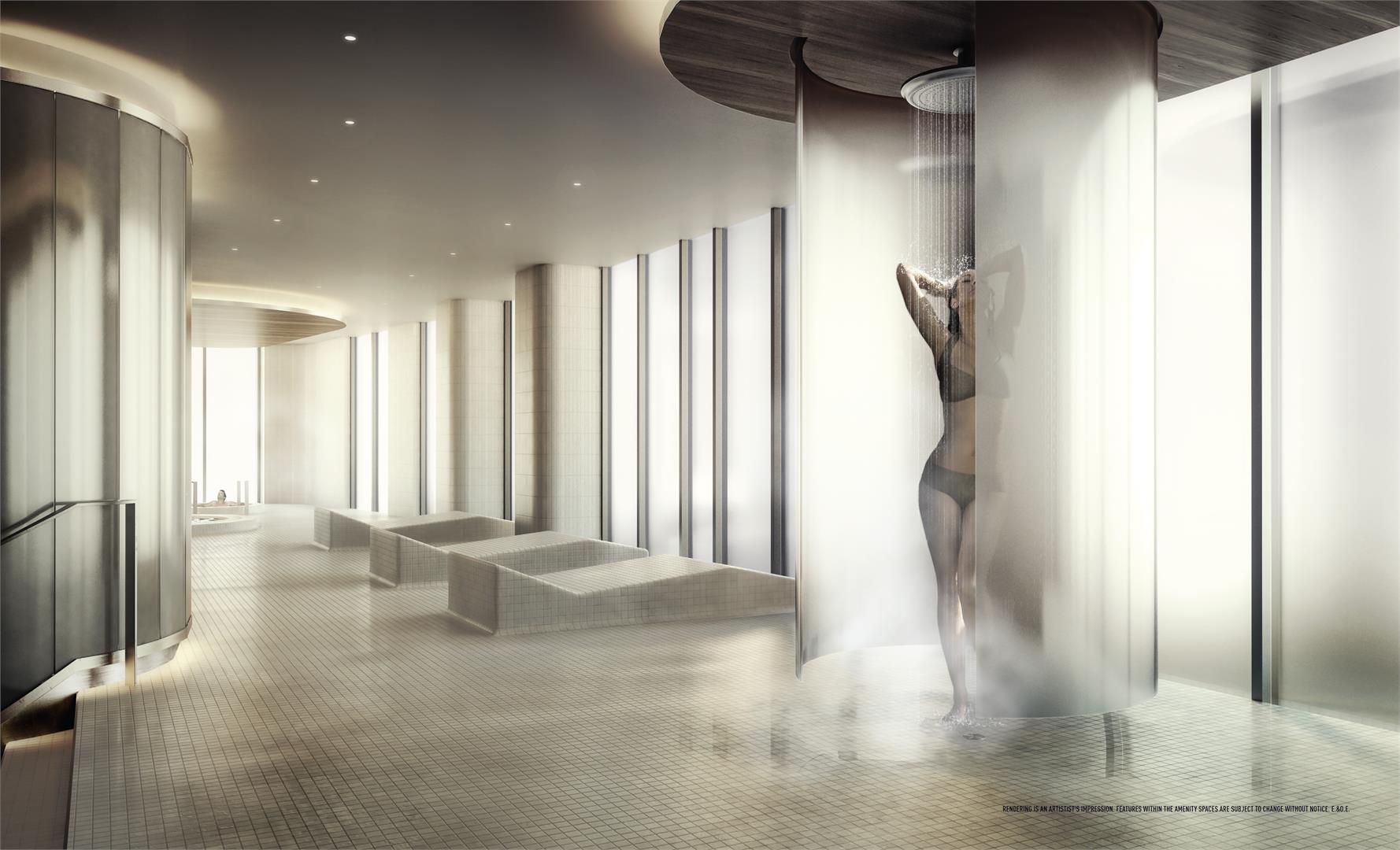 The Park Club Condos Steam Room Toronto, Canada