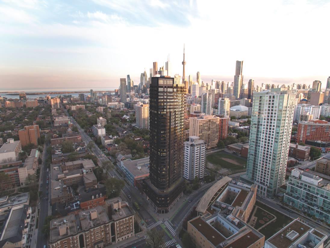 159SW Condos Aerial View Toronto, Canada