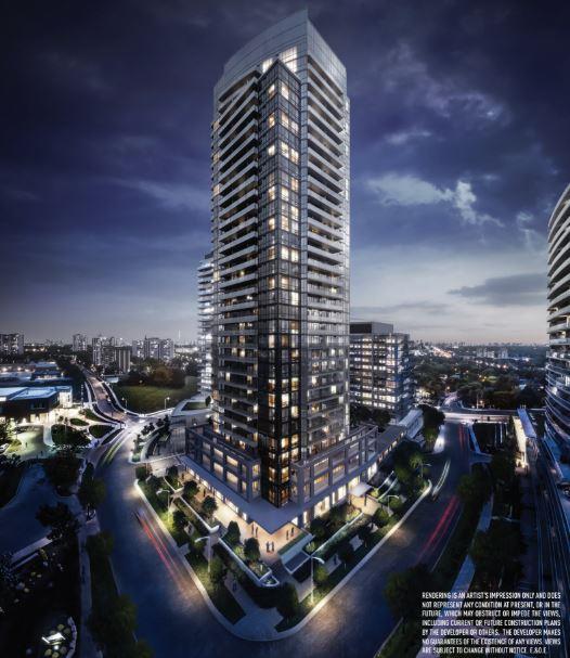 The Park Club Condos Night View Toronto, Canada