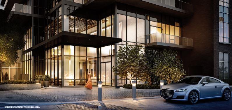 The Park Club Condos Front View Toronto, Canada
