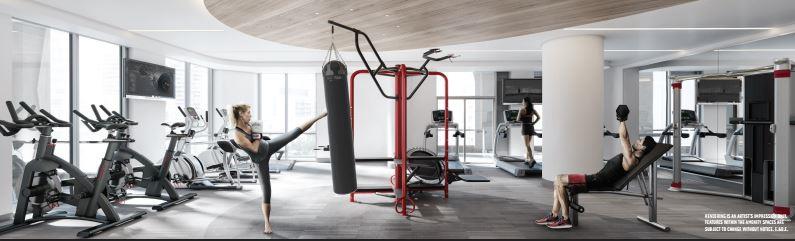 The Park Club Condos Gym Toronto, Canada