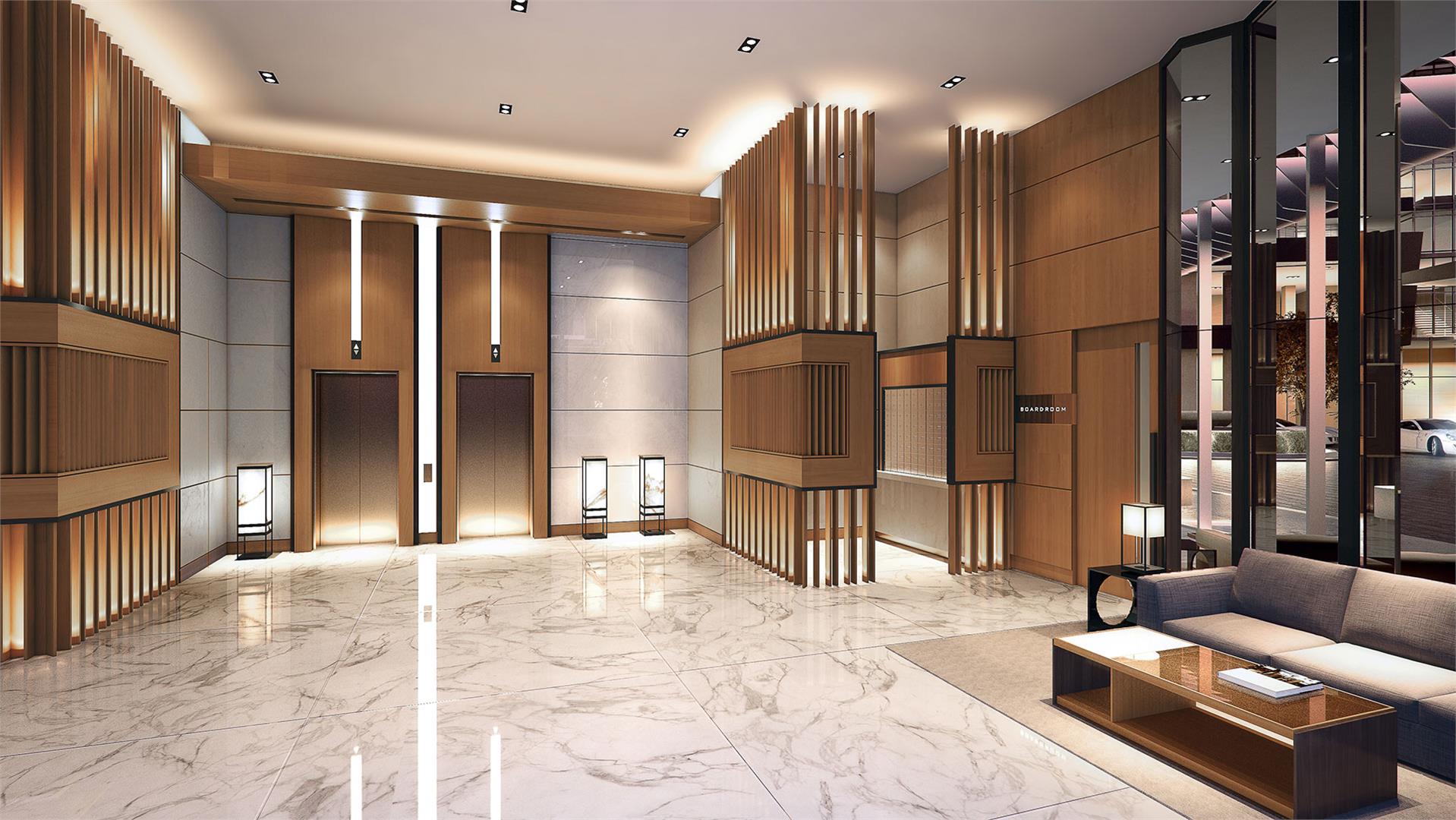 Exchange Condos Lobby Toronto, Canada