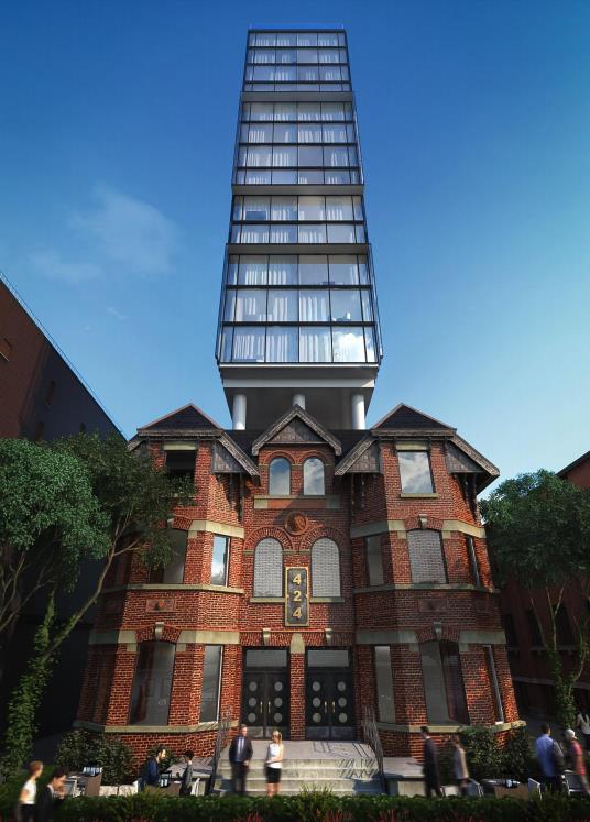 Wellington House Condos Entrance Toronto, Canada