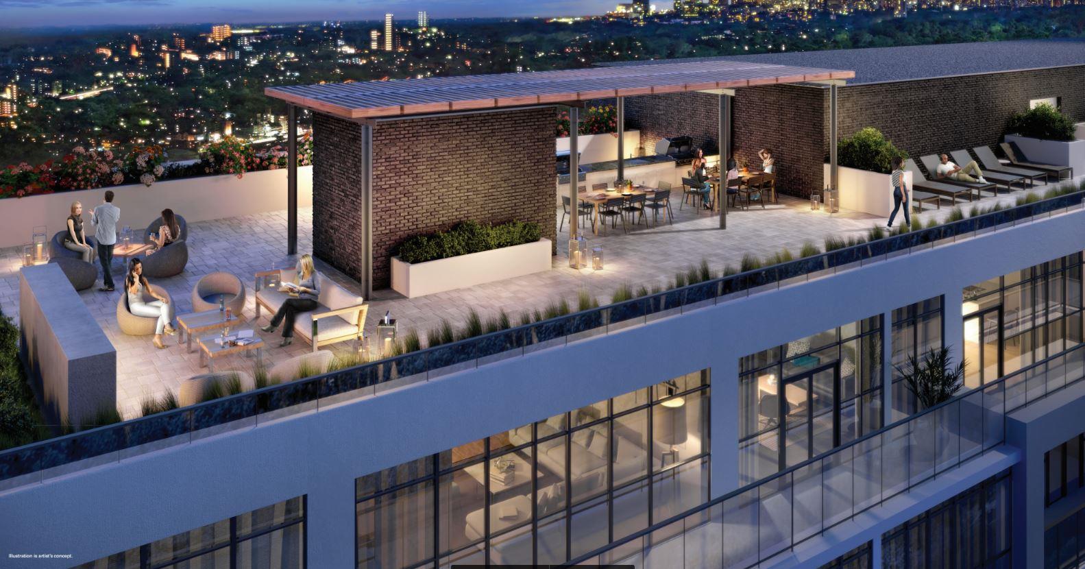 Canvas Condos Rooftop View Toronto, Canada