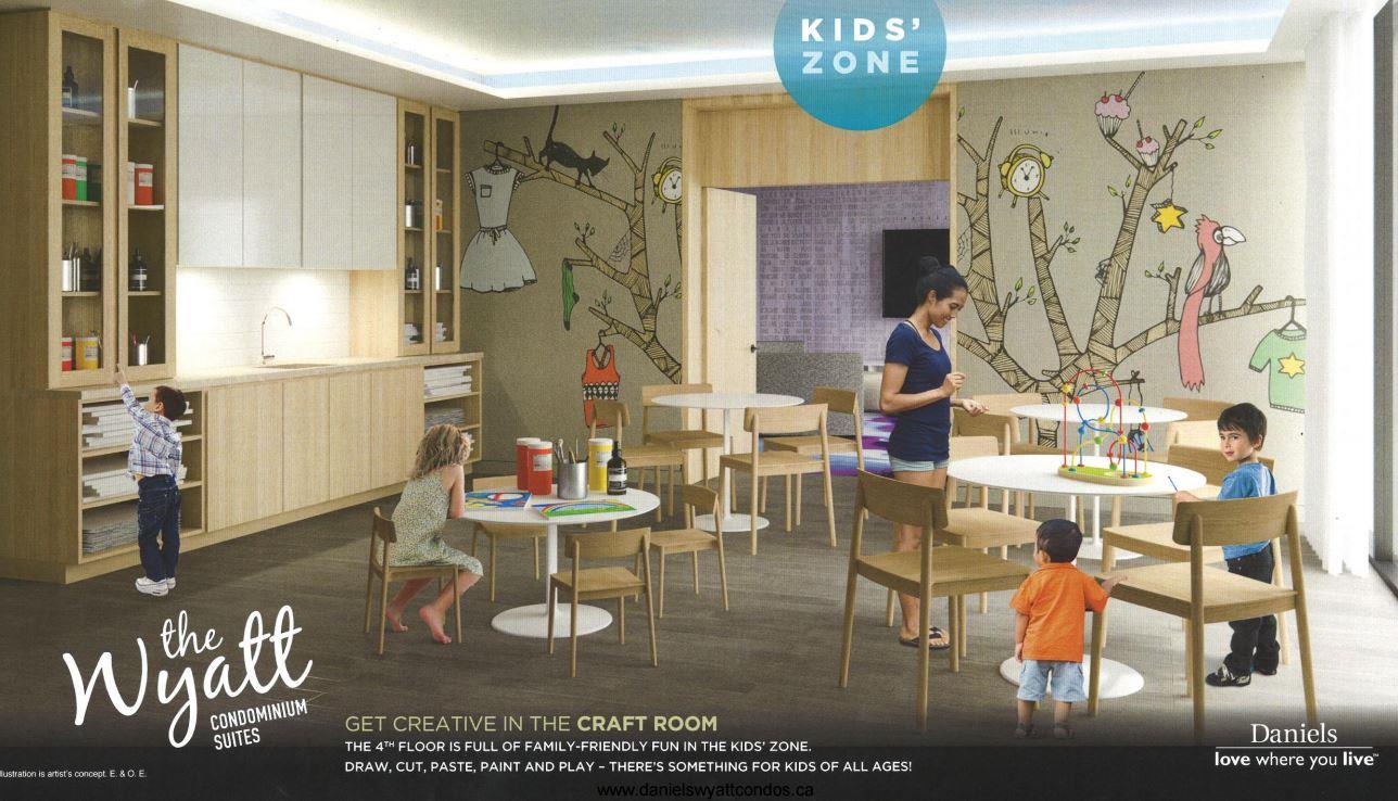 The Wyatt Condos Children Room Toronto, Canada