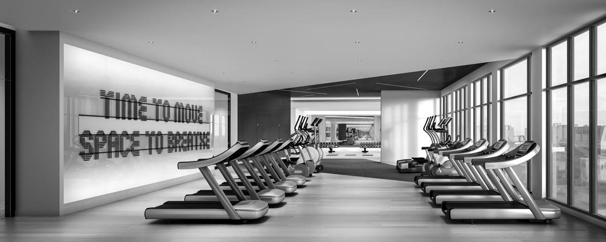 Time and Space Condos Gym Toronto, Canada