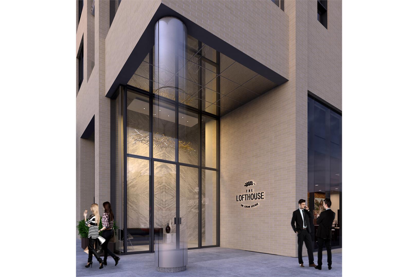 The Lofthouse Condos Entrance Toronto, Canada