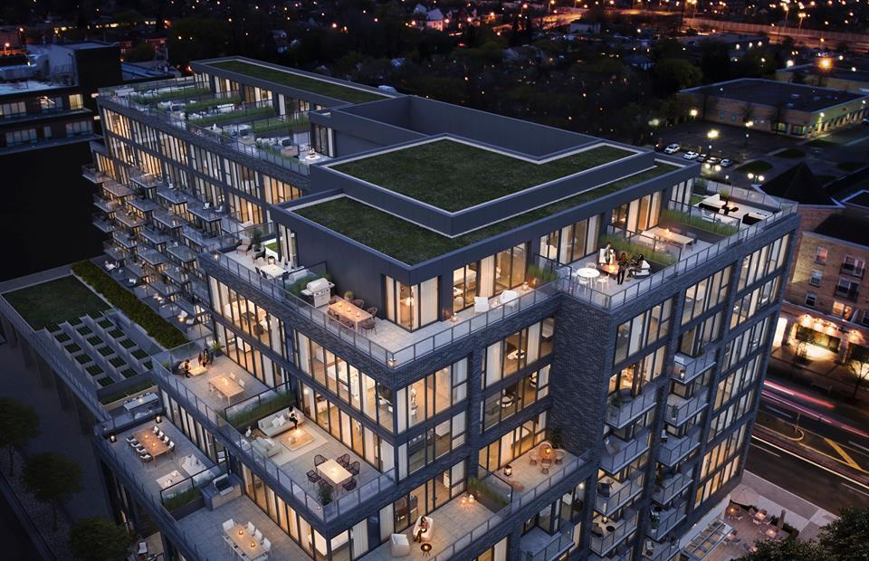 The Queensway Condos Rooftop View Toronto, Canada