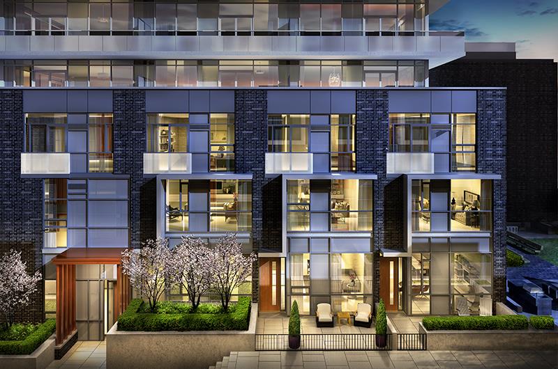 101 Erskine Condos Front View Toronto, Canada